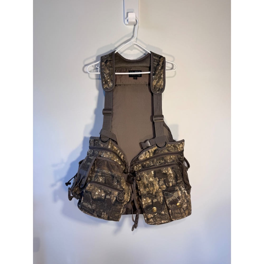 MidwayUSA Realtree Timber Camo Turkey Hunting Vest with Padded Seat ML Camo